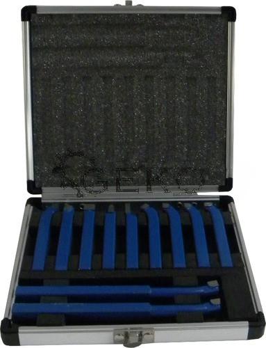 GEKO Sada sústružníckych nožov 11ks 10x10mm