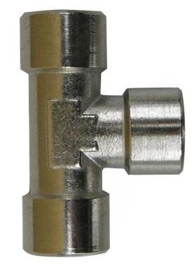 Teleso vzduchového rozbočovača 3 - vývodový , vstup 1/2" TYP-T