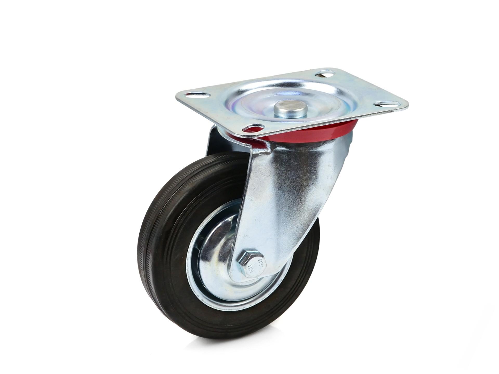 Otočné koliesko 160 mm oceľ / guma