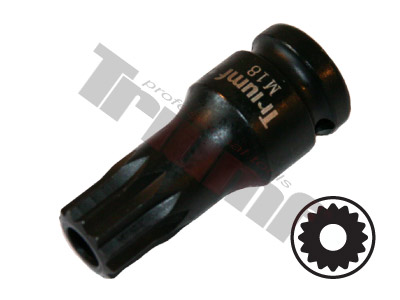 Nástavec XZN M18 v 1/2" hlavici, dĺžka 60 mm TRIUMF