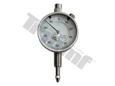 Odchýlkomer 0-5mm, 0,01, pr.budíka 40mm TRIUMF