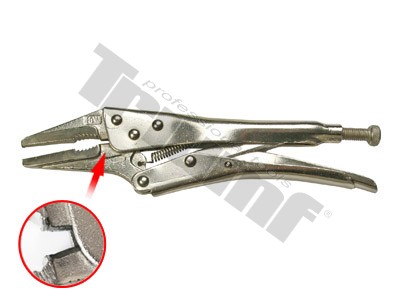 Samosverné kliešte 250 mm so špicatou čeľusťou TRIUMF