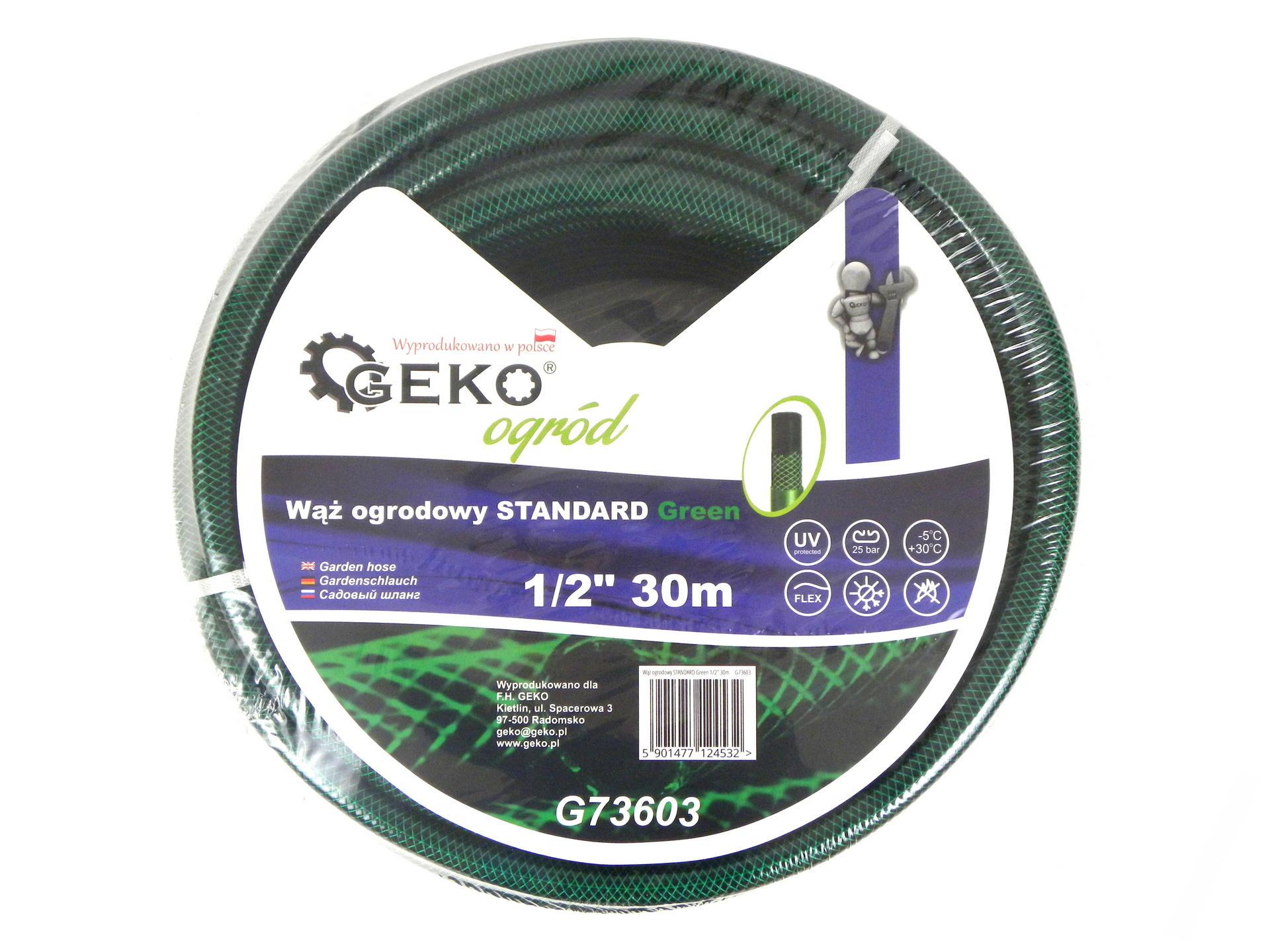 GEKO Záhradná hadica STANDARD 1/2" 30m
