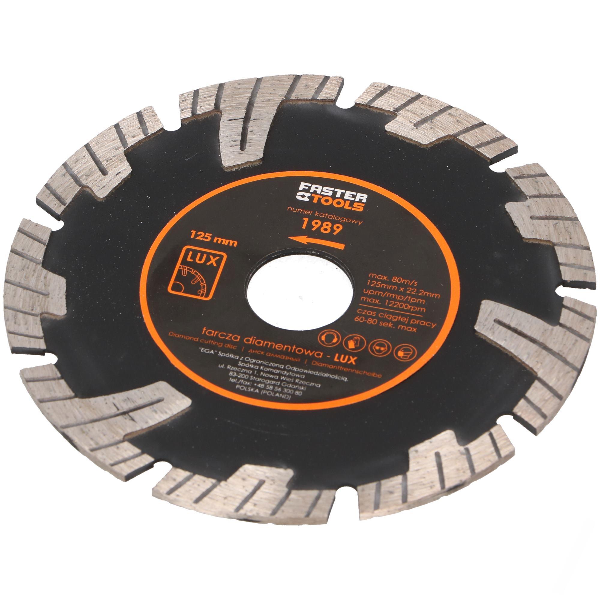 Kotúč rezný diamantový segmentový LUX 115 mm