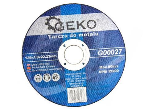 Rezný kotúč na kov GEKO 125x1.0 mm
