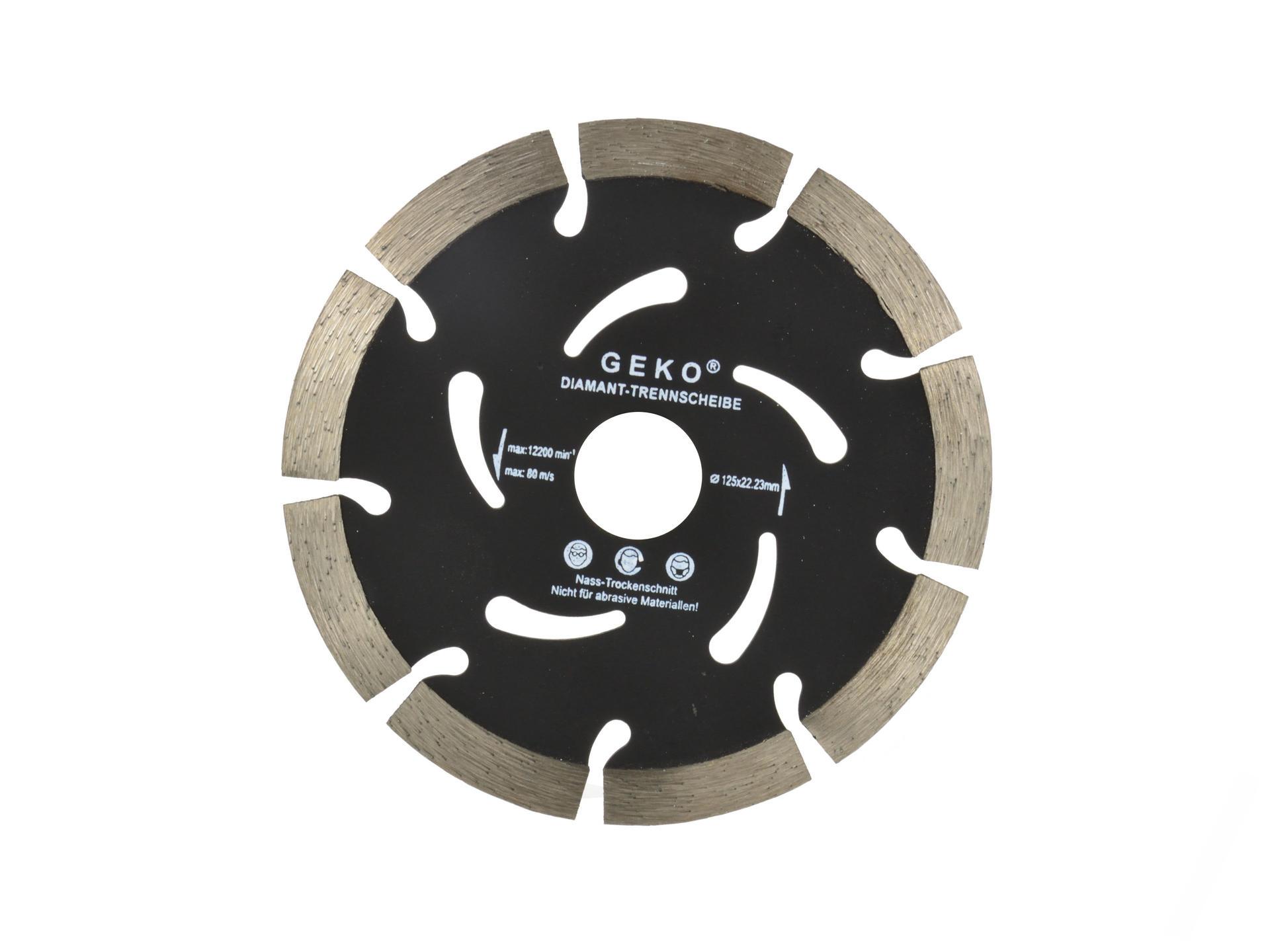 Diamantový kotúč 125mmx10mm GEKO