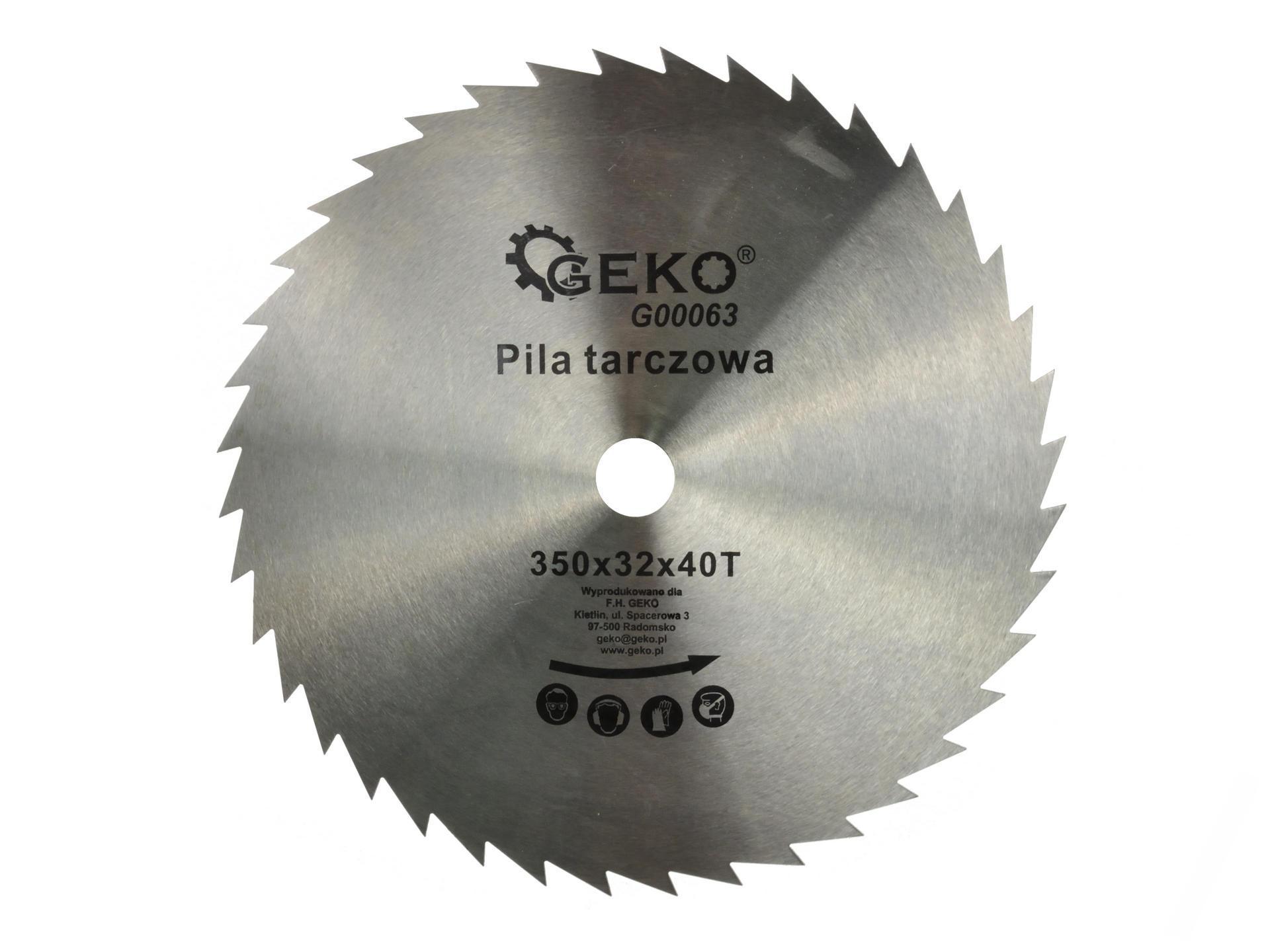 Kotúč na drevo 350x32x40T GEKO