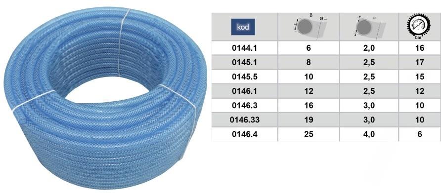 Adler hadica na vzduch PVC 15x10 mm - metráž