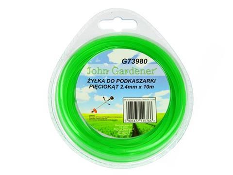 GEKO Žacie lanko pre krovinorez päťhran 2,4mmx10m