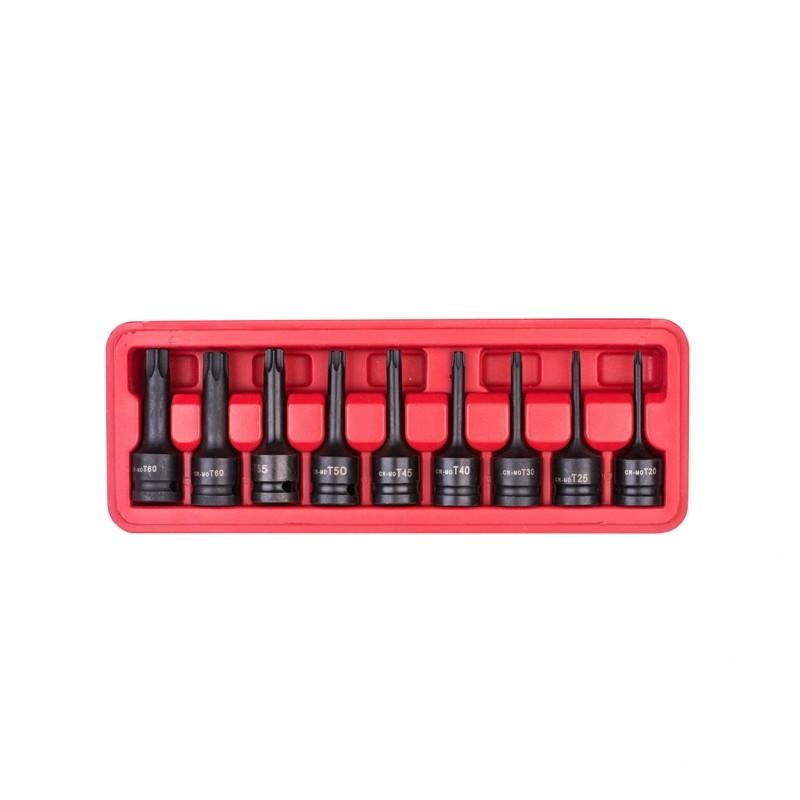 Nástrčné kľúče úderové TORX 1/2 col 9ks