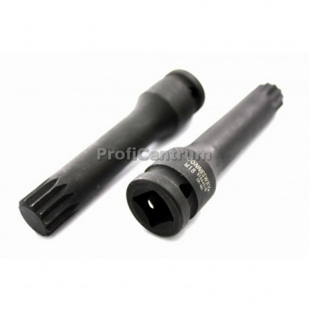 Nástrčný bit úderový XZN - Spline M10x100 mm 1/2'' JONNESWAY