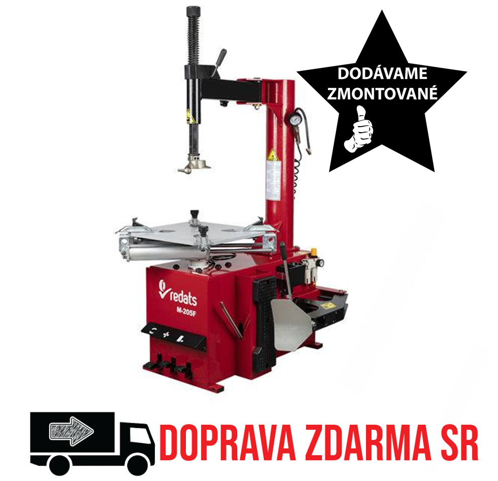 Vyzúvačka pneumatík poloautomatická REDATS M-205F -230V
