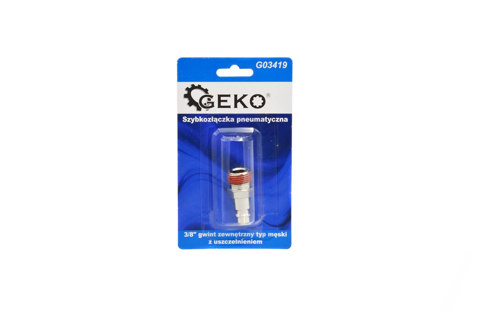 Rýchlospojka Blister na pneumatickú hadicu 3/8" samec vonkajší závit s tesnením