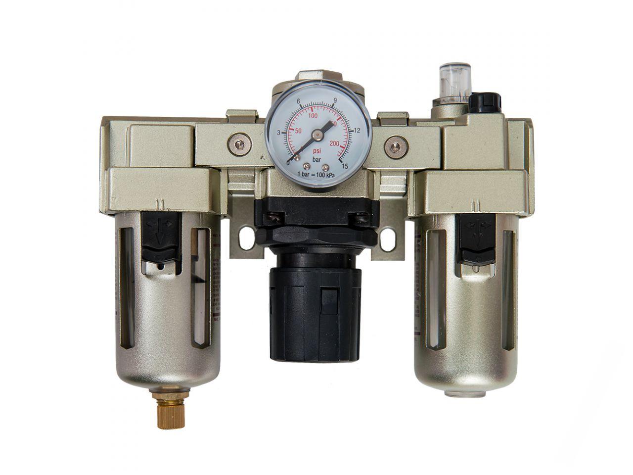 Regulátor s filtrom a olejničkou AIRPRESS 1/4" 10bar