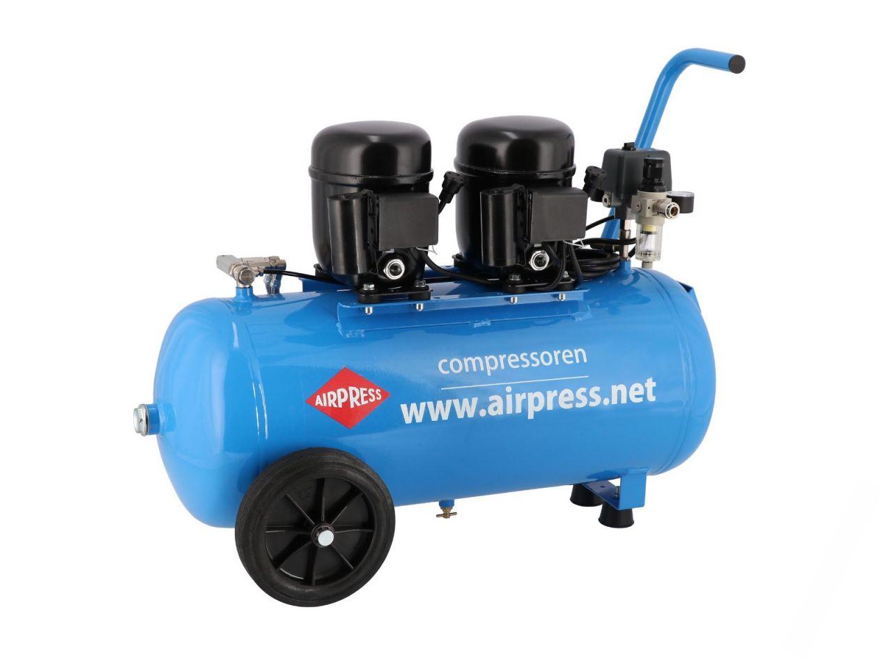 Kompresor L 100-50 SILENT 8 bar 1 KM 80 l / min 50 l AIRPRESS