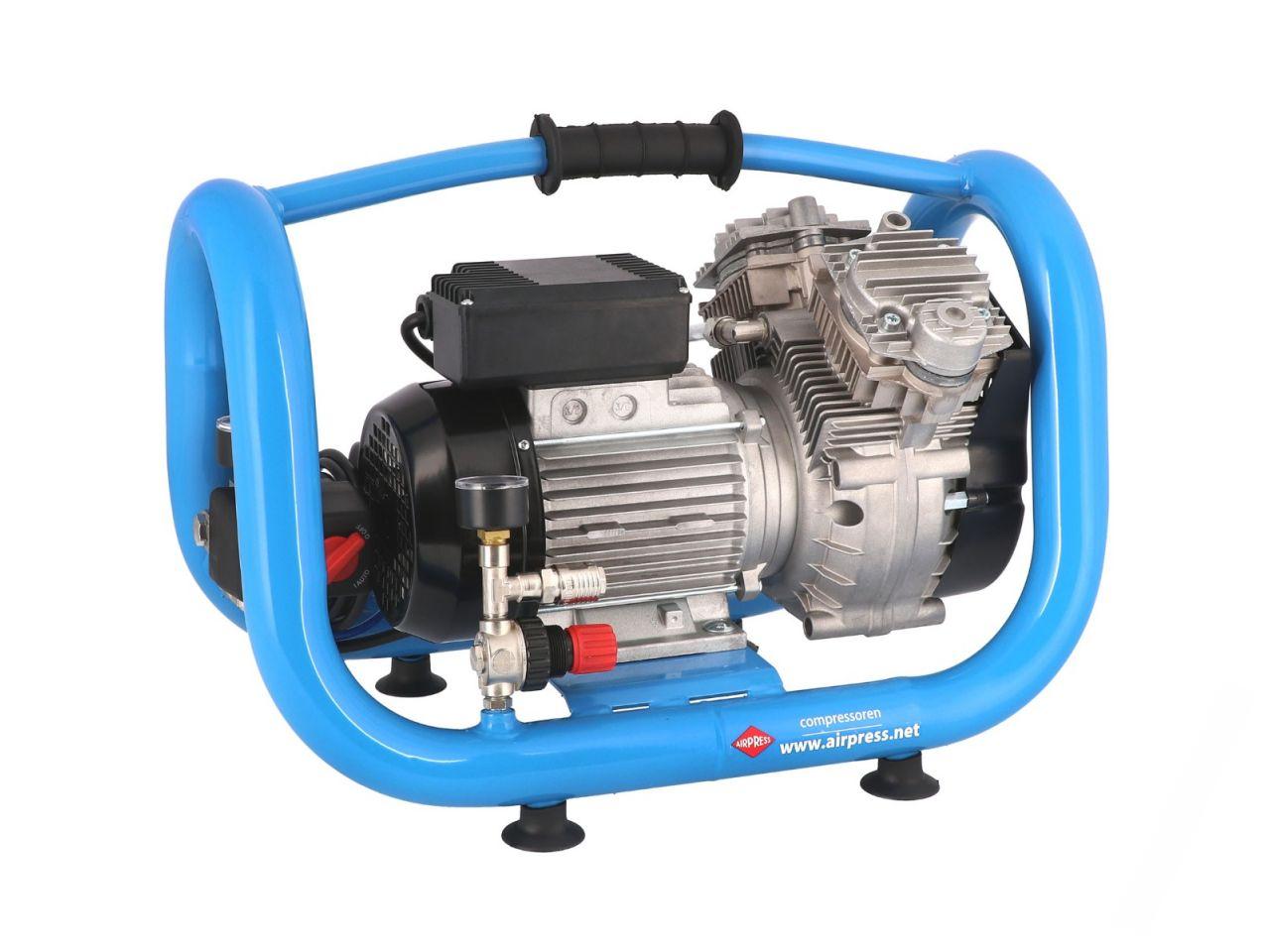 Bezolejový kompresor LMO 5-240 Tichý 10 bar 1,5 KM 192 l / min 5 l AIRPRESS