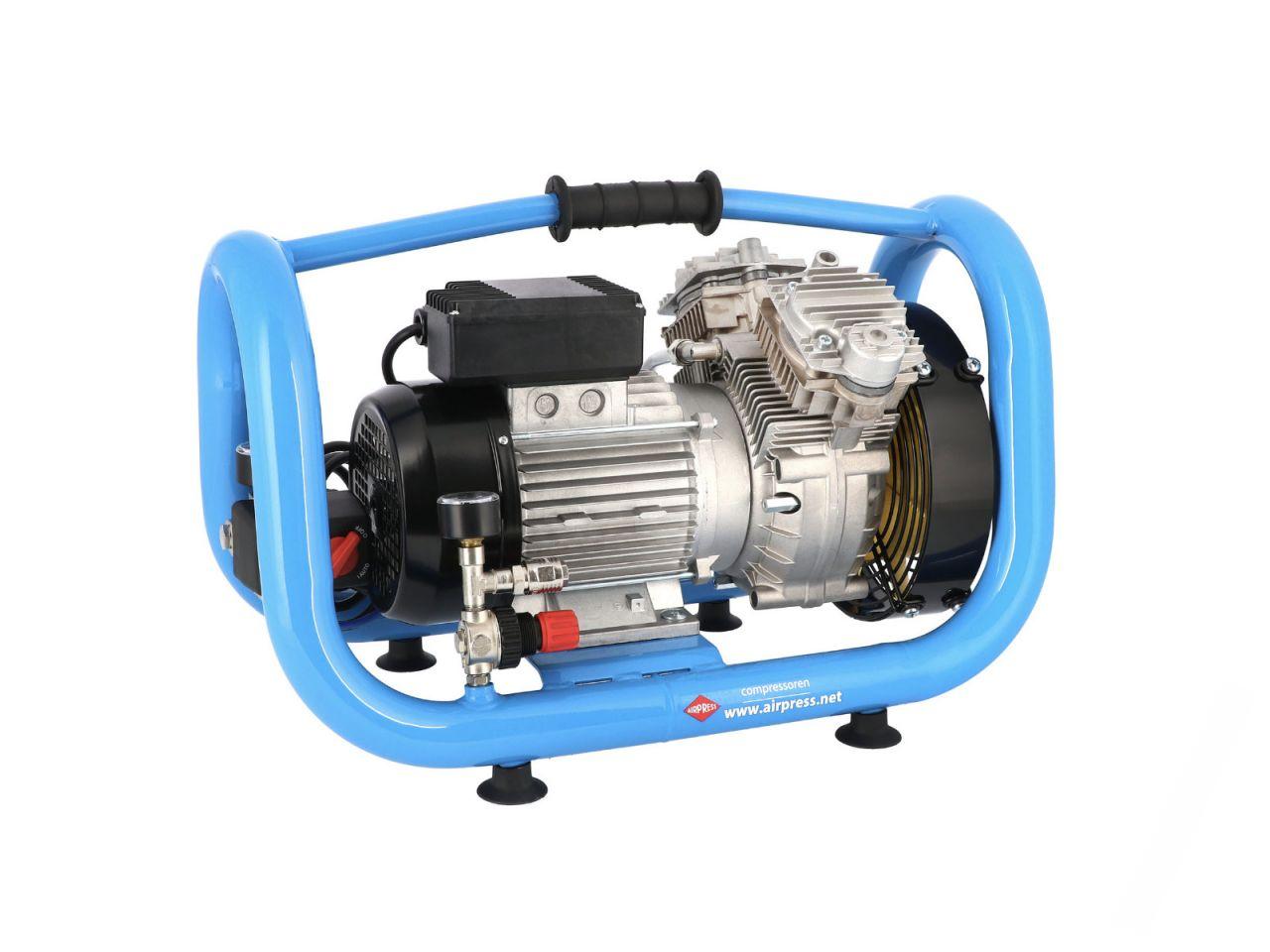 Bezolejový kompresor LMO 5-380 Tichý 10 bar 2 KM 304 l / min 5 l AIRPRESS