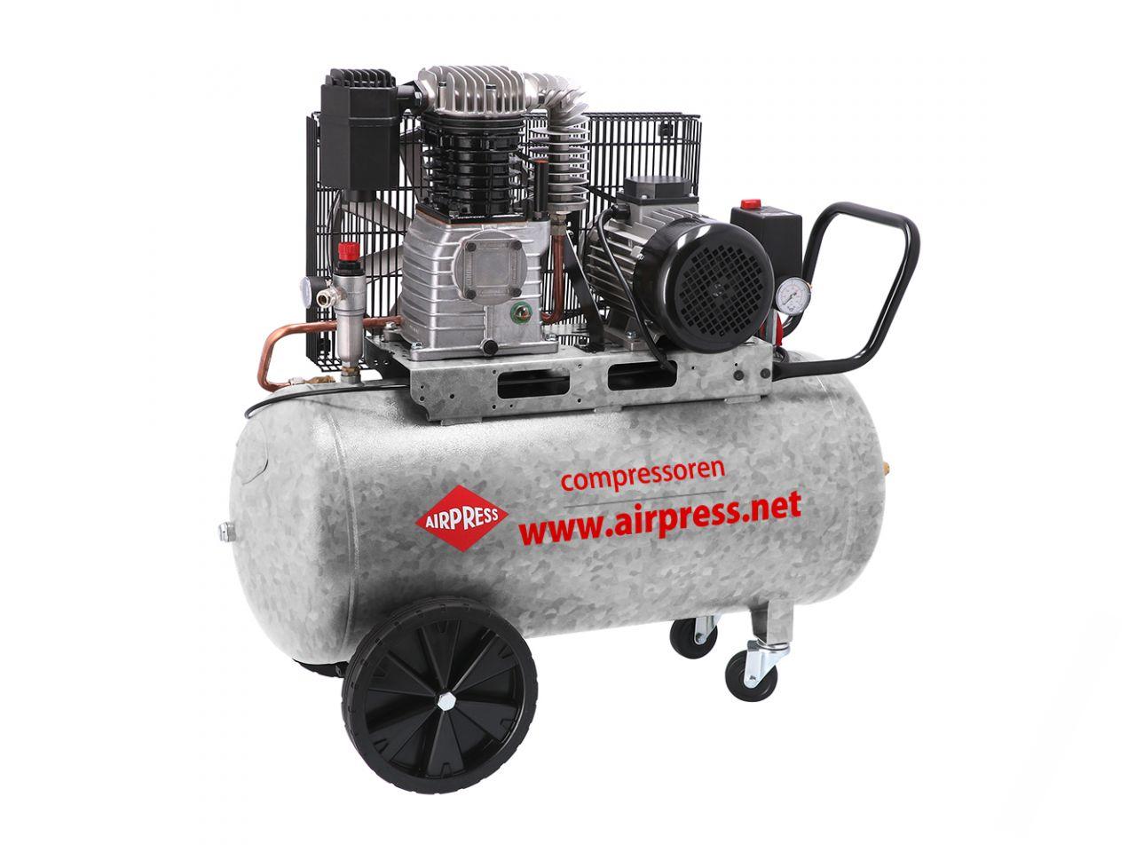 Kompresor G 625-90 Pro 10 bar 4 KM 380 l / min pozinkovaný 90 l AIRPRESS