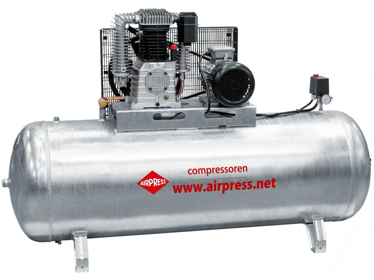 Kompresor G 1000-500 Pro 11 bar 7,5 KM 698 l / min pozinkovaný 500 l AIRPRESS