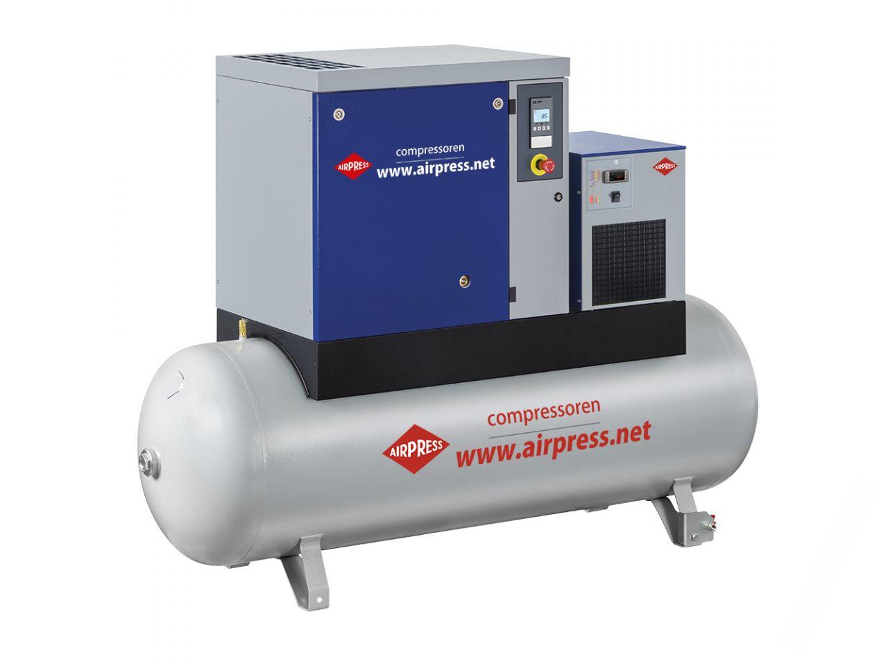 Skrutkový kompresor APS 7.5 Basic Combi Dry 8bar 7,5 hp 846 l/ min 500L AIRPRESS