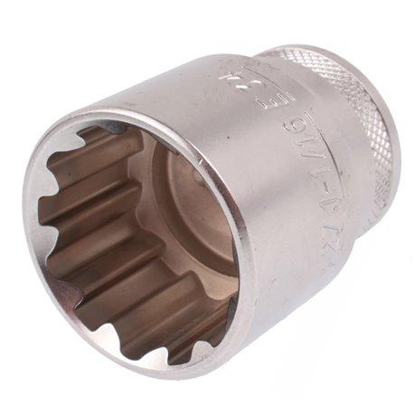 Nástrčná hlavica 1/2" 27mm 1-1/16" E34  CrV HONIDRIVER