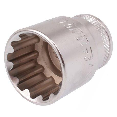 Nástrčná hlavica 1/2" 24mm 15/16" E30 CrV HONIDRIVER