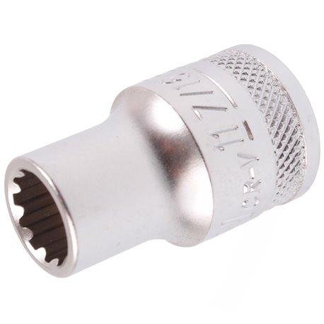Nástrčná hlavica 1/2" 11mm 7/16" E14 CrV HONIDRIVER