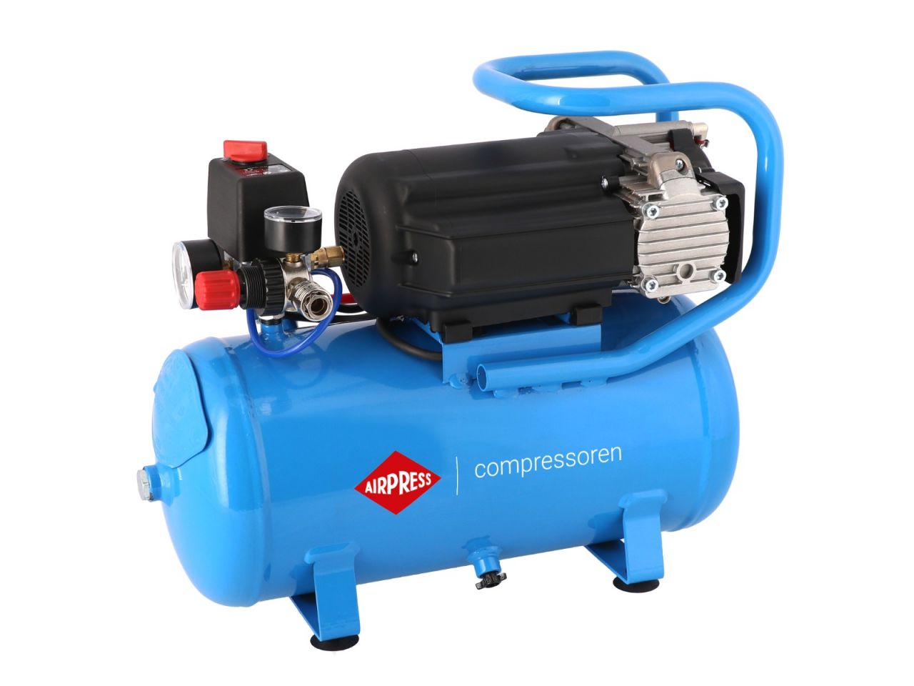 Bezolejový kompresor LMO 15-210 Tichý 10 bar 0,75 Hp 168 l/min 15 l AIRPRESS