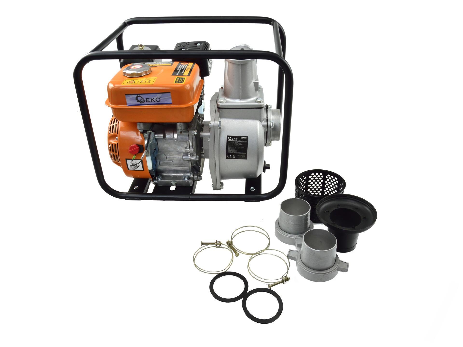 Benzínové motorové vodné čerpadlo 3" - 4-takt 6,5 HP