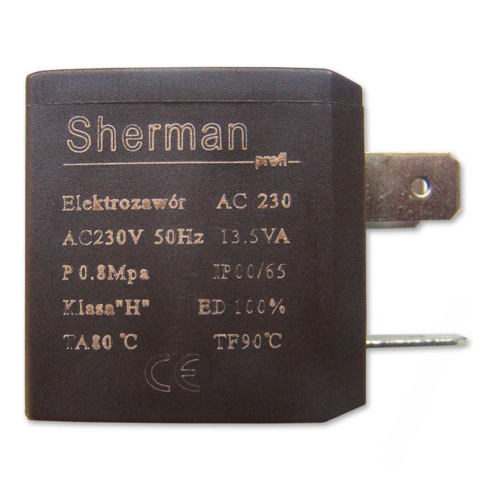 Cievky elektromagnet. ventilu