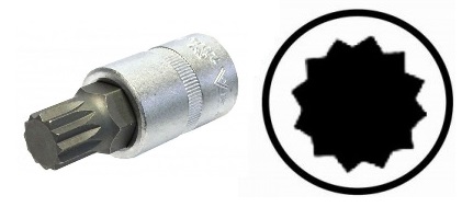 Nástrčné bity XZN - Spline Nástrčné bity XZN - Spline